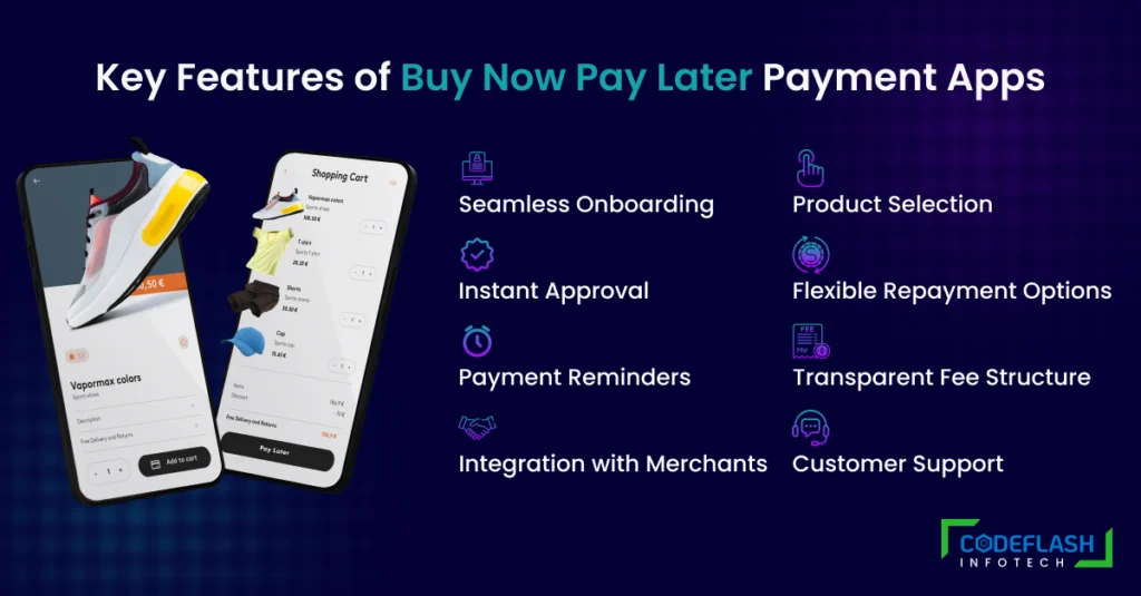 Key Features of Buy Now Pay Later Payment Apps