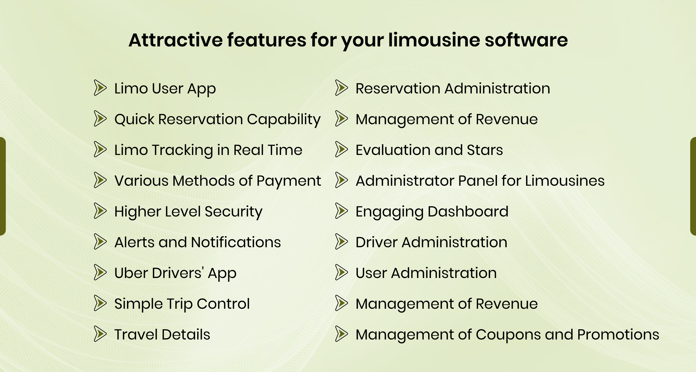 Attractive features of Limo Rental App Development