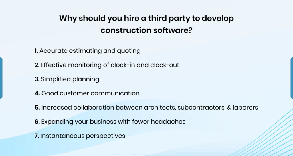 Why Hire a Third Party to Develop Construction Management Software