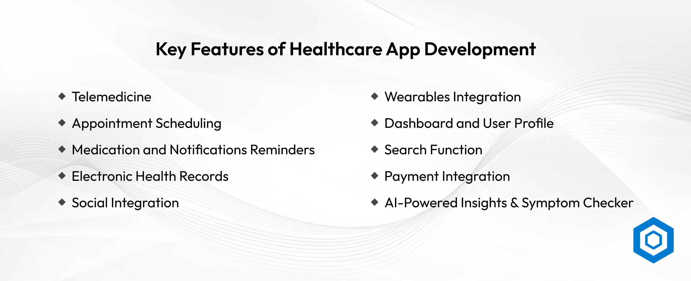 Key Features of Healthcare App Development