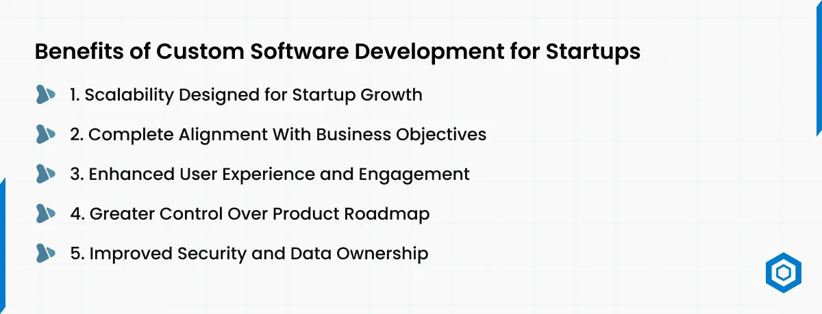 Benefits of Custom Software Development for Startups