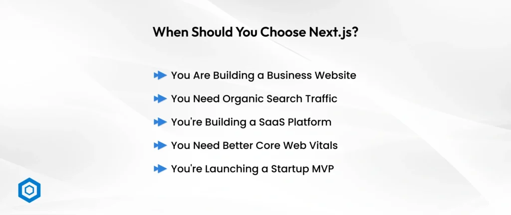 Choose Next.js