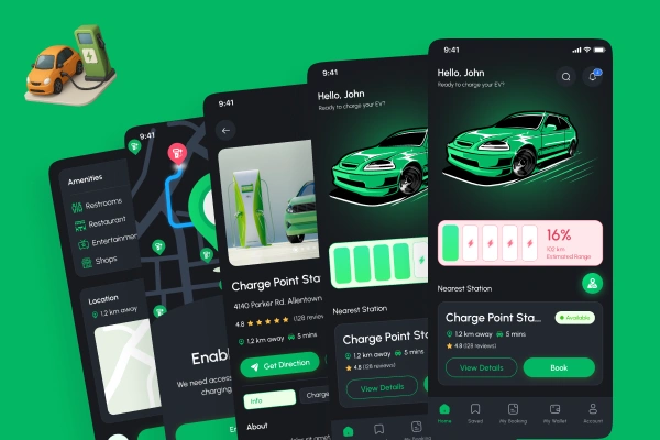 EV Charging Station Finder App