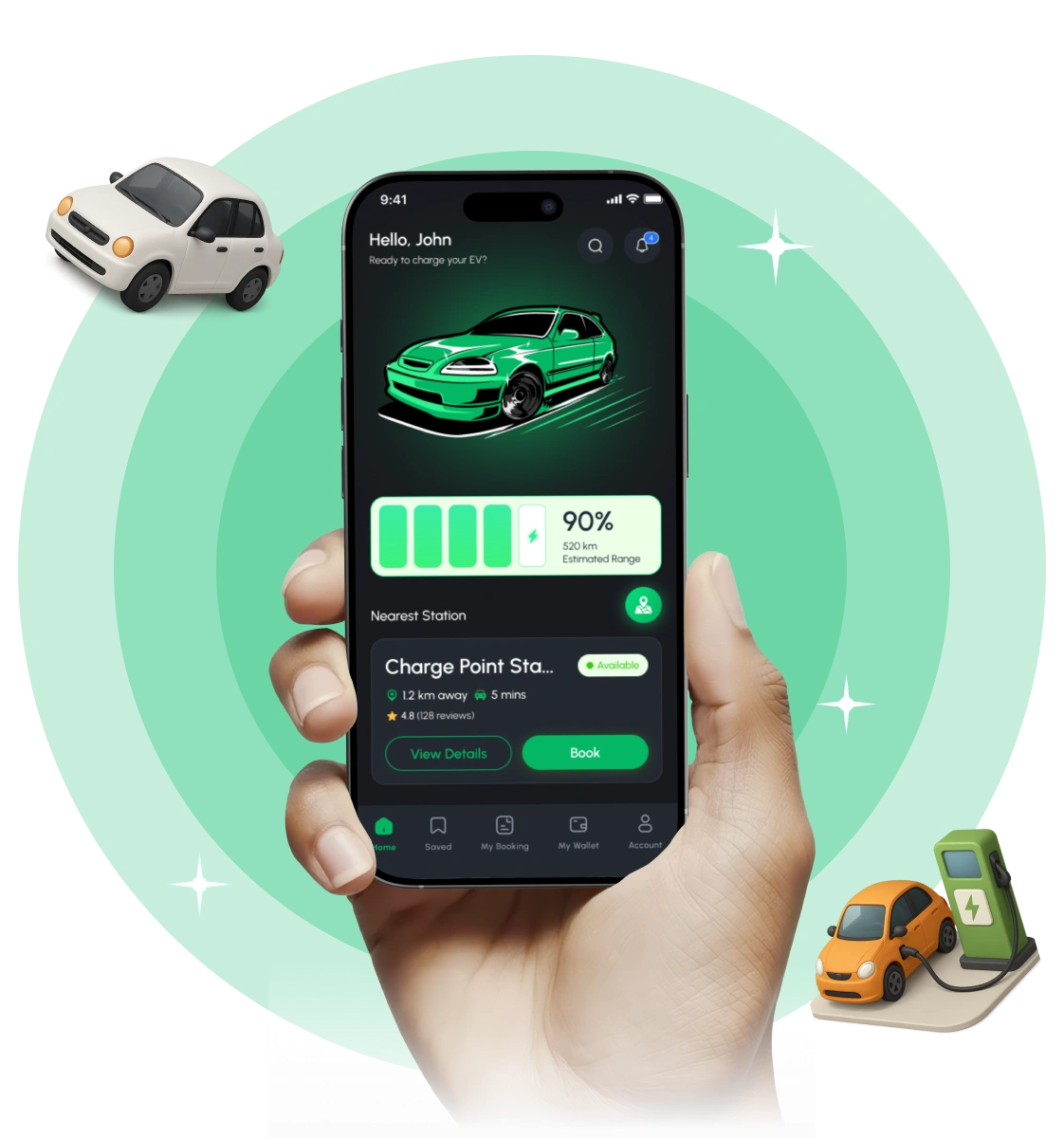 EV Charging Station Finder App