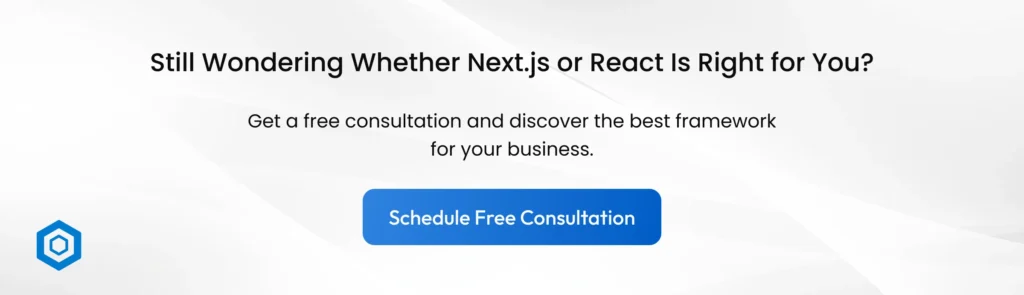 Next.js or React