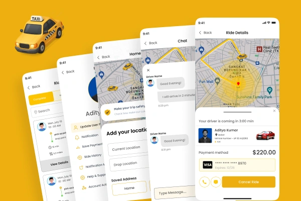 Taxi Booking App