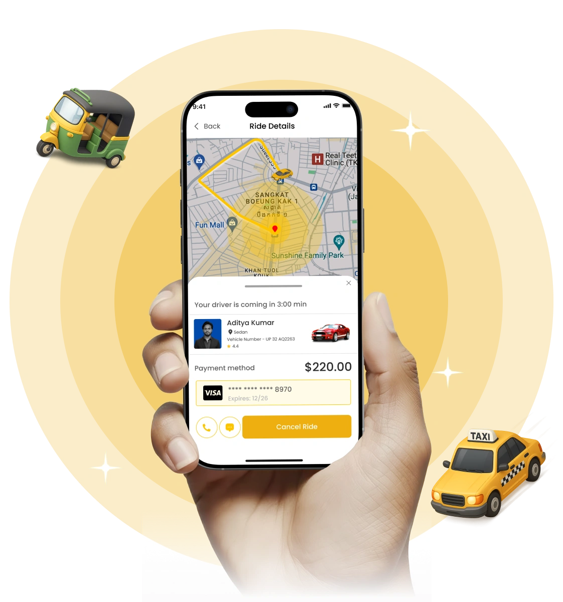 Taxi Booking App